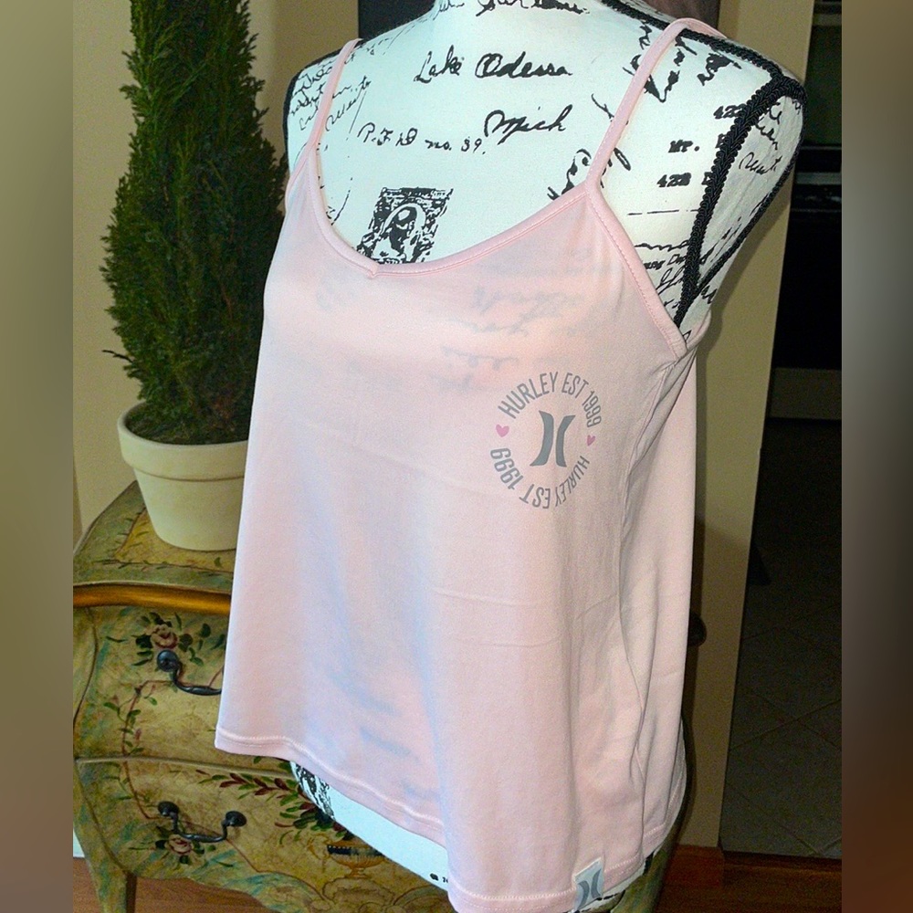 “HURLEY” PINK TANK TOP 
SIZE: M